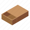carton, box, isometric