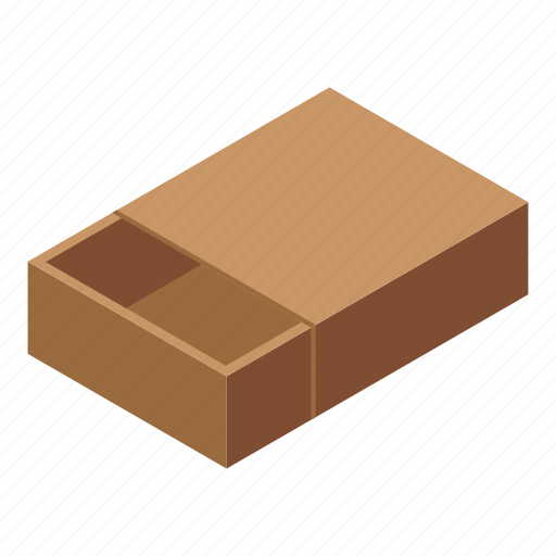 Carton, box, isometric icon - Download on Iconfinder