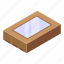 parcel, box, isometric 