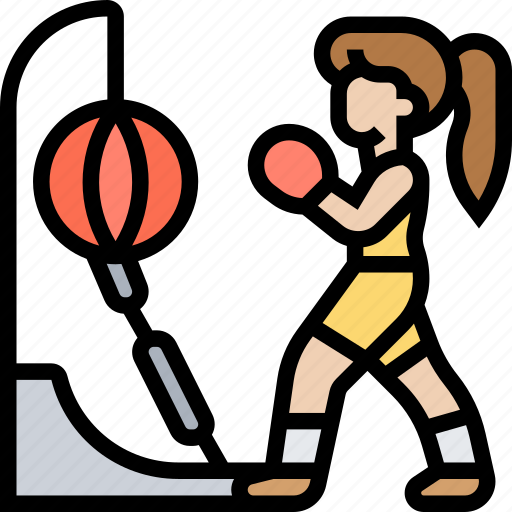 Bag, double, punch, boxing, training icon - Download on Iconfinder