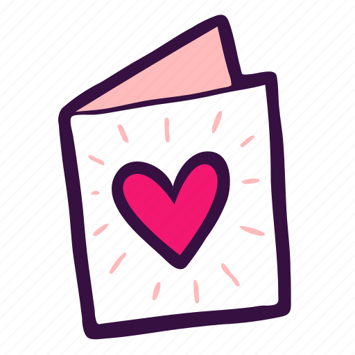 Card, congratulation, heart, invitation, love, postcard icon - Download on Iconfinder