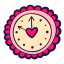 clock, date, heart, hours, time, timer, watch 