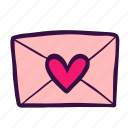 envelope, heart, letter, love, mail, message, post