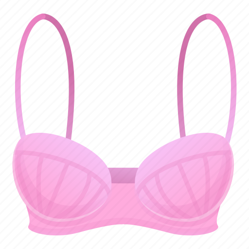 Beach, bra, flower, pink, retro, woman icon - Download on Iconfinder