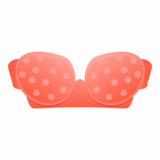 Water, dotted, red, fashion, bra, beach icon - Download on Iconfinder