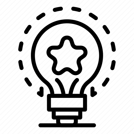 Advertising, bulb, burst, electric, idea, light, star icon - Download on Iconfinder