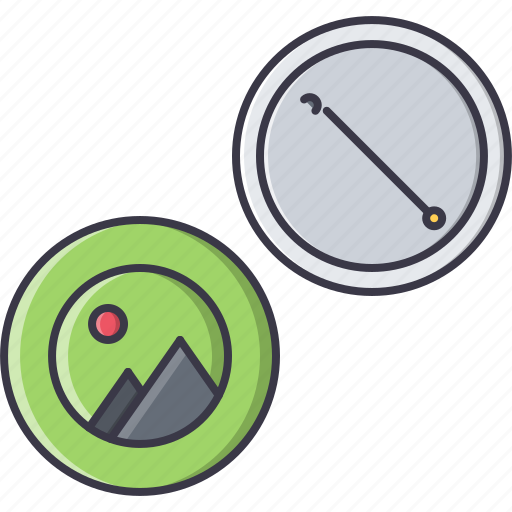Advertising, badge, brand, design, pin, print icon - Download on Iconfinder