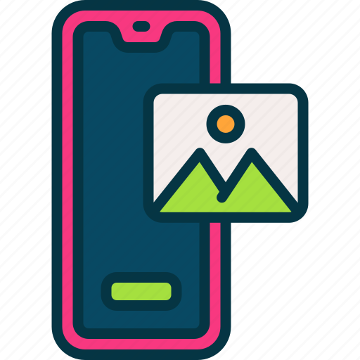 Smartphone, image, application, device, communication icon - Download on Iconfinder
