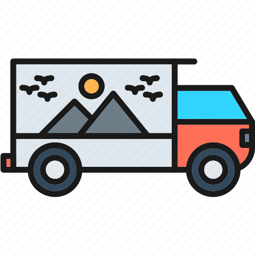 Truck, delivery, fast, logistics, shipping, branding icon - Download on Iconfinder