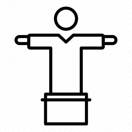 Hand, jesus, rio, school, silhouette, statue, texture icon - Download on Iconfinder