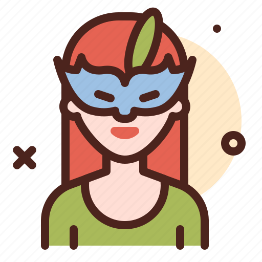 Girl, mask, tourism, holiday, island icon - Download on Iconfinder