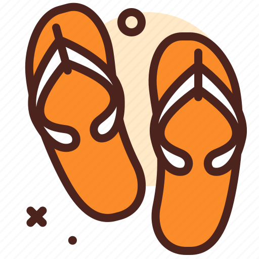 Slippers, tourism, holiday, island icon - Download on Iconfinder
