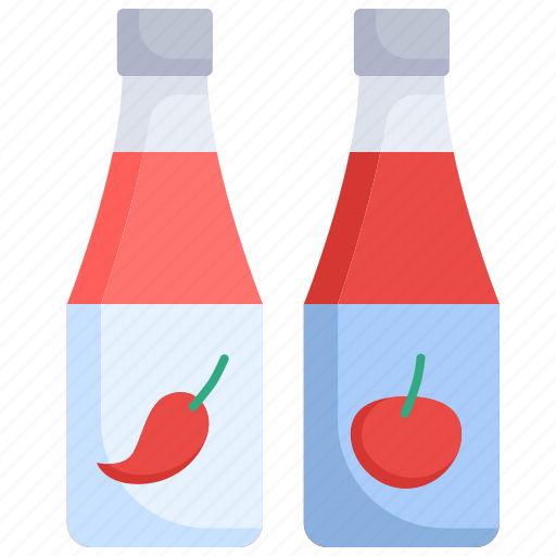 Sauce, ketchup, chili, tomato, pepper, ingredient, seasoning icon - Download on Iconfinder