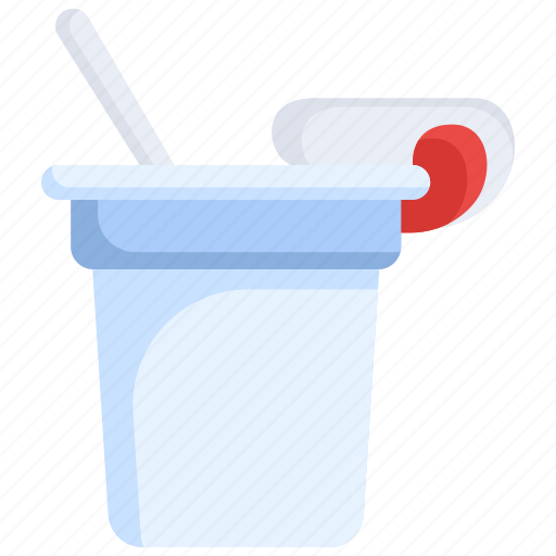Yogurt, healthy, food, dairy, fresh, diet, milk icon - Download on Iconfinder