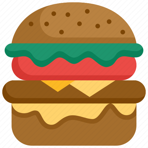 Burger, hamburger, meat, food, sandwich, beef, fast icon - Download on Iconfinder