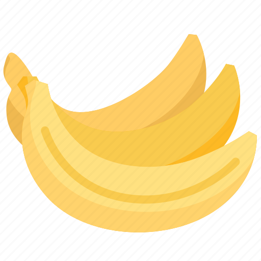 Banana, fruit, sweet, organic, natural, fresh, healthy icon - Download on Iconfinder