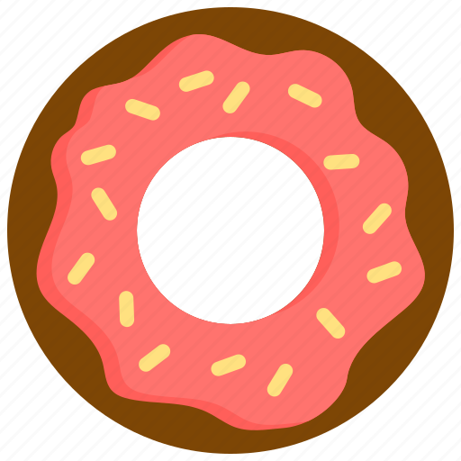 Donut, sweet, dessert, food, cake, bakery, delicious icon - Download on Iconfinder