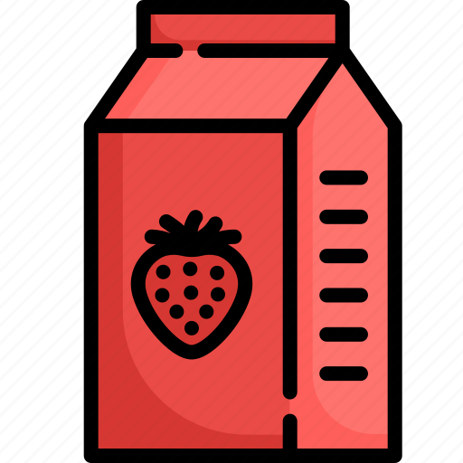 Juice, fruit, drink, fresh, beverage, strawberry, healthy icon - Download on Iconfinder