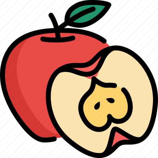 Fruit, fresh, organic, healthy, freshness, vegetarian, apple fruit icon - Download on Iconfinder