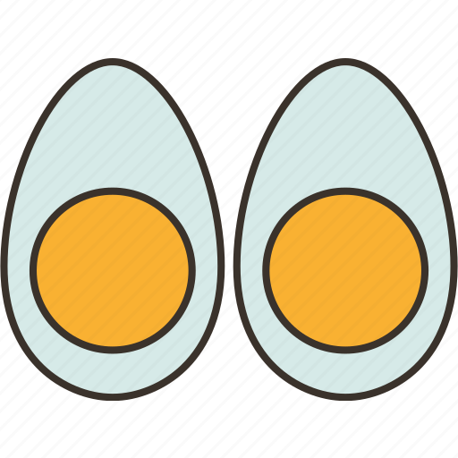 Egg, boiled, cooking, ingredient, nutrition icon - Download on Iconfinder