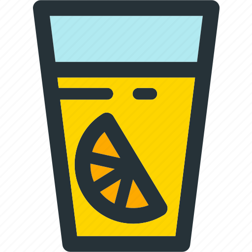 Juice, orange, beverage, breakfast, drink, glass icon - Download on Iconfinder