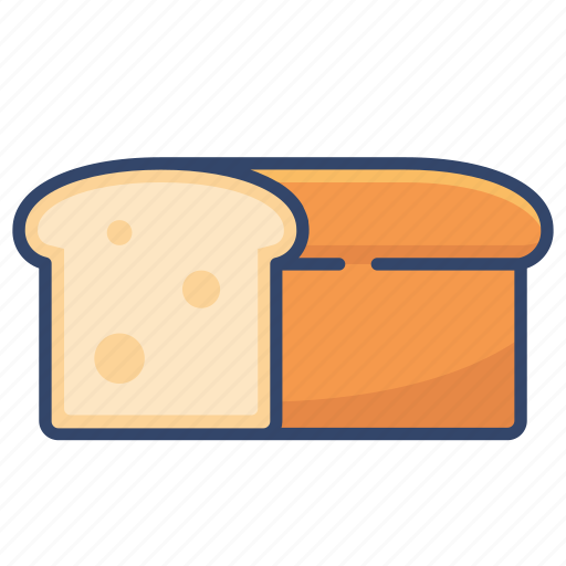 Bakery, bread, food, loaf, slice icon - Download on Iconfinder