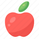 apple, fruit, healthy, red