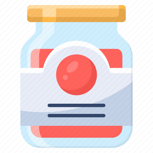 Jam, jar, strawbery, sweet icon - Download on Iconfinder