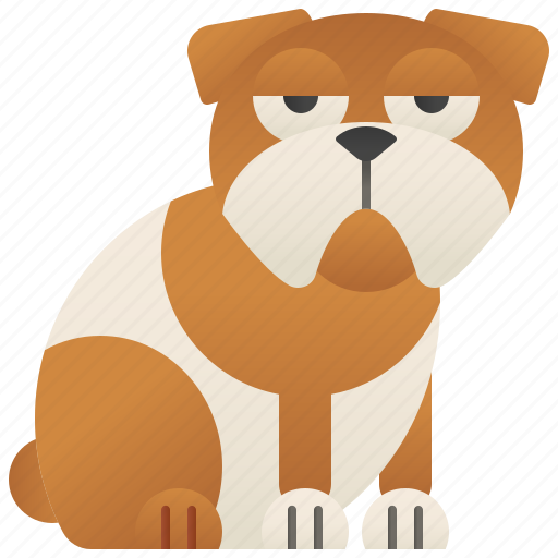 Bulldog, canine, dog, pedigree, pet icon - Download on Iconfinder