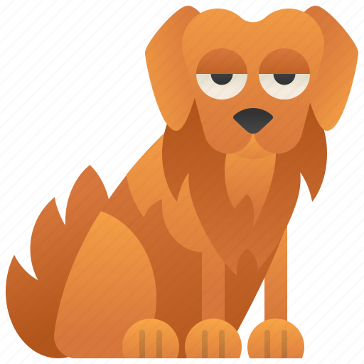 Dog, friendly, golden, pet, retriever icon - Download on Iconfinder