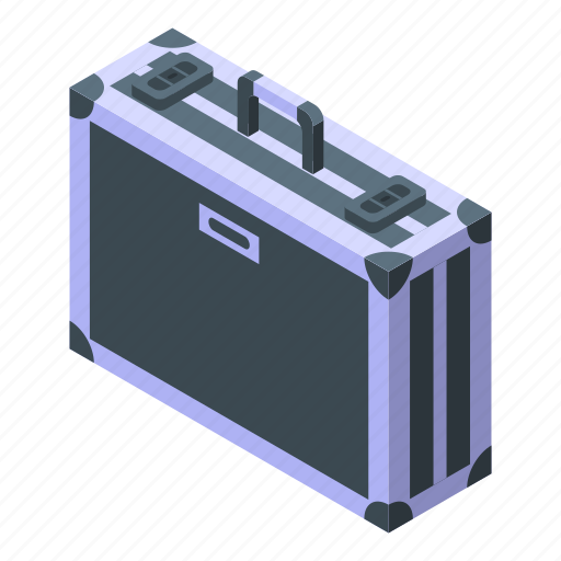 Baggage, briefcase, isometric icon - Download on Iconfinder