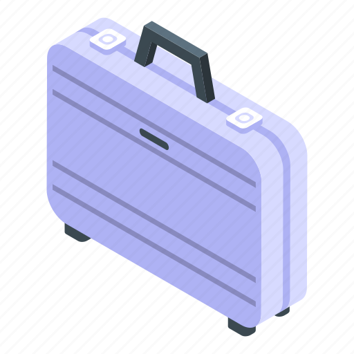 Travel, briefcase, isometric icon - Download on Iconfinder