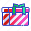 christmas, gift, present, red, stripey, xmas 