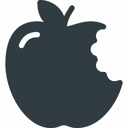 Applebitebitten, eaten icon - Download on Iconfinder