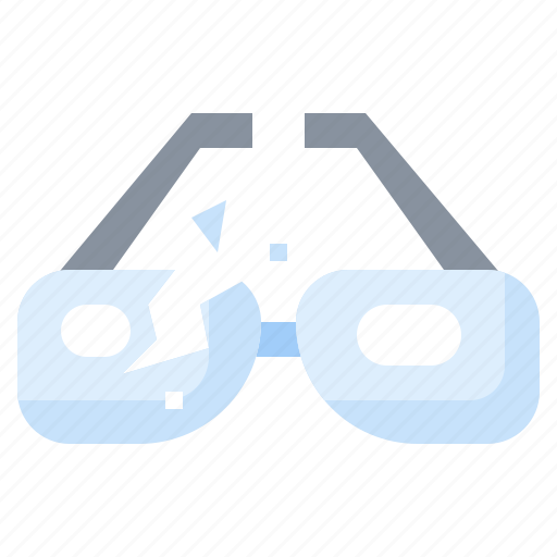 Eyeglasses, broken, glasses, tools, miscellaneous icon - Download on Iconfinder