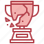 trophy, winner, broken, award, cup 