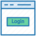 login page, login web page, passcode, profile login, web login, web security