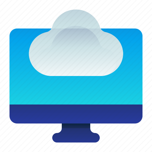 Cloud, computer, computing, desktop, storage icon - Download on Iconfinder