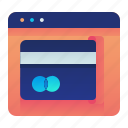 browser, card, credit, finance, payment, website