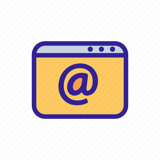 Address, badge, browser, business, email, mail icon - Download on Iconfinder