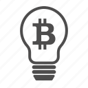 bitcoin, btc, bulb, idea