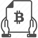 bitcoin, btc, document