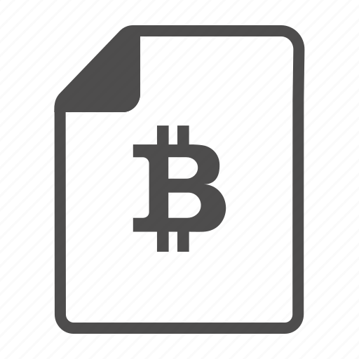 Bitcoin, btc, document icon - Download on Iconfinder