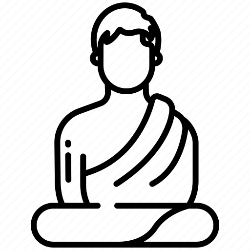 Buddhist, monk icon - Download on Iconfinder on Iconfinder
