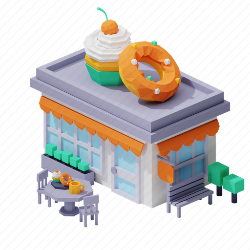 Confectionery, cake, bakery, donut, dessert, sweets, cupcake 3D illustration - Download on Iconfinder