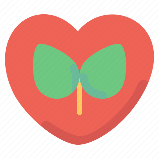 Eco, ecology, environment, heart, love, nature, plant icon - Download on Iconfinder