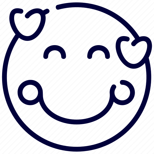 Emoji, emoticon, feelings, heart, love, smiley icon - Download on Iconfinder