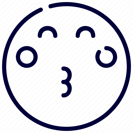 Emoji, emoticon, feelings, kiss, kissed, people, smileys icon - Download on Iconfinder