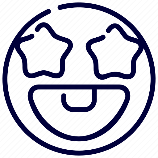 Emoji, emoticon, famous, feelings, smileys, star icon - Download on Iconfinder