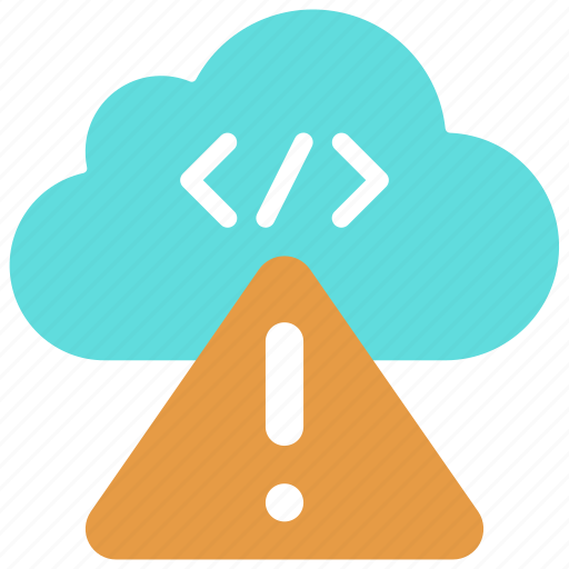Cloud, errors, cloudcomputing, warning icon - Download on Iconfinder